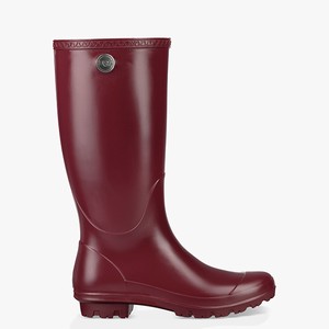 Ugg Shelby Matte Rain Alla Väderstövlar Dam Röda (752469DJO)